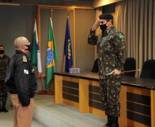 Comando da Artilharia Divisionária da 5ª Divisão de Exército faz visita de inspeção ao Quartel do Comando-Geral da PM 