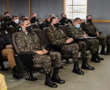 Comando da Artilharia Divisionária da 5ª Divisão de Exército faz visita de inspeção ao Quartel do Comando-Geral da PM 