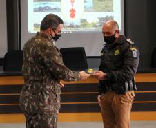 Comando da Artilharia Divisionária da 5ª Divisão de Exército faz visita de inspeção ao Quartel do Comando-Geral da PM 