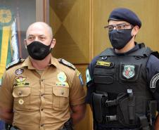 Comadante-Geral da PM recebe visita de Secretário de Segurança e Cidadania de Almirante Tamandaré