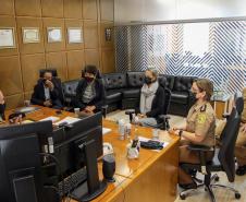 Comandante-Geral da PMPR recebe representantes das associações da classe policial militar