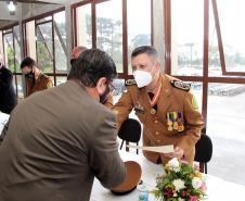 Polícia Militar cultua Dia do Veterano e inaugura espaço no Quartel do Comando-Geral, em Curitiba