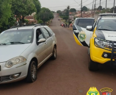 BPRv encaminha rapaz por direção perigosa e recupera uma motocicleta no Oeste do estado