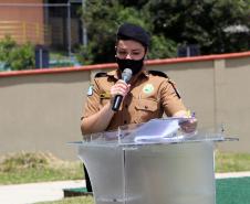 Colégio da Polícia Militar inaugura pista de golfe para alunos em Curitiba