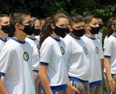 Colégio da Polícia Militar inaugura pista de golfe para alunos em Curitiba