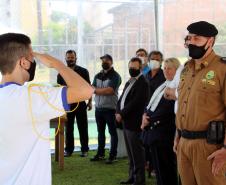 Colégio da Polícia Militar inaugura pista de golfe para alunos em Curitiba