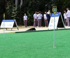 Colégio da Polícia Militar inaugura pista de golfe para alunos em Curitiba