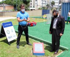 Colégio da Polícia Militar inaugura pista de golfe para alunos em Curitiba