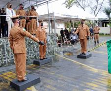 Batalhão de Polícia de Trânsito recebe novo comandante durante solenidade em Curitiba
