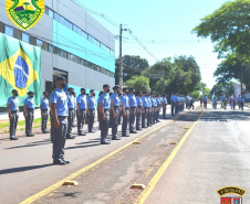 Colégio da Polícia Militar de Maringá comemora três anos de criação com solenidade e homenagens