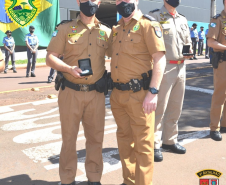 Colégio da Polícia Militar de Maringá comemora três anos de criação com solenidade e homenagens