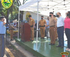 Colégio da Polícia Militar de Maringá comemora três anos de criação com solenidade e homenagens