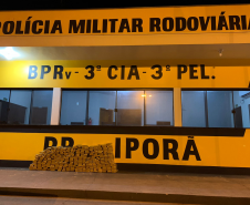 BPRv apreende mais de 250 quilos de maconha durante operação em Iporã (PR)