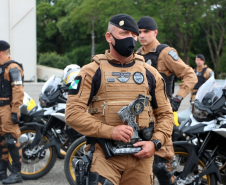 Solenidade em São José dos Pinhais, na RMC, marca a formatura de 34 policiais militares no III Curso de ROCAM