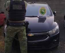 BPFRON recupera dois carros e apreende três armas de fogo em Guaíra, no Oeste do estado