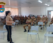 Policiais militares do Sudoeste do estado participam de instrução de atendimento pré-hospitalar