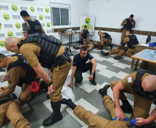 Policiais militares do Sudoeste do estado participam de instrução de atendimento pré-hospitalar