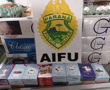 Pistola e produtos contrabandeados são apreendidos pela AIFU durante ações na Capital e no Litoral