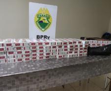 Em situações distintas, BPRv apreende 235 quilos de maconha, cigarros e produtos contrabandeados