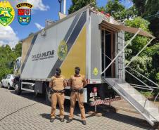 PM reforça o policiamento da 1⁰ Open Park com caminhão tecnológico em Pato Branco