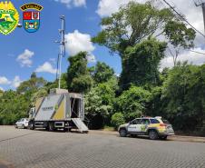 PM reforça o policiamento da 1⁰ Open Park com caminhão tecnológico em Pato Branco