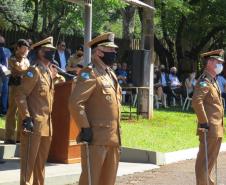 Solenidade marca a troca de comando do 6⁰ Batalhão da PM em Cascavel (PR)