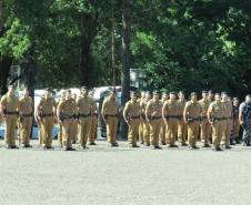 Solenidade marca a troca de comando do 6⁰ Batalhão da PM em Cascavel (PR)