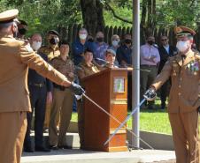 Solenidade marca a troca de comando do 6⁰ Batalhão da PM em Cascavel (PR)
