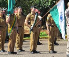 Solenidade marca a troca de comando do 6⁰ Batalhão da PM em Cascavel (PR)