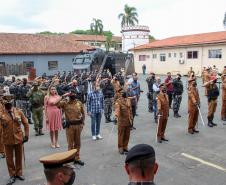 Canil do BPChoque comemora 50 anos de criação com entrega de medalhas em Curitiba