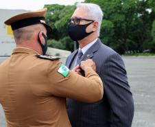 Comando Regional de Curitiba e da RMC comemora 11 anos de criação com entrega de medalhas a civis e militares