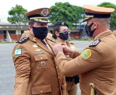 Comando Regional de Curitiba e da RMC comemora 11 anos de criação com entrega de medalhas a civis e militares