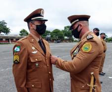 Comando Regional de Curitiba e da RMC comemora 11 anos de criação com entrega de medalhas a civis e militares