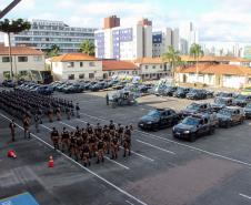 Operação do BPChoque coloca mais de 200 policiais e um helicóptero nas ruas de Curitiba e da Região Metropolitana