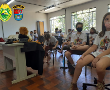 Em Chopinzinho (PR), PM promove Café com a Polícia Militar para alunos da cidade