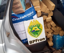 BPFron apreende mais de 700 quilos de maconha e cigarros contrabandeados durante a Operação Hórus