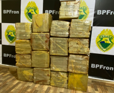 BPFRON apreende mais de 300 quilos de maconha e produtos contrabandeados no Oeste do estado
