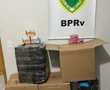 Quase 70 quilos de maconha e cigarros eletrônicos são apreendidos pelo BPRv no Interior do estado