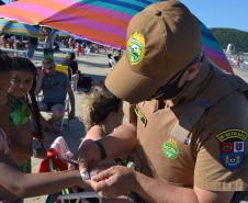 Polícia Militar alerta para a segurança das crianças nas praias durante o feriado