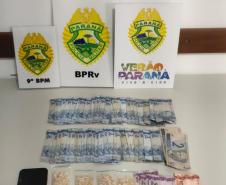 BPRv apreende 350 pedras de crack e mais de 100 garrafas de bebidas no Litoral e no Sudoeste do estado
