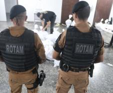 Policiais militares da ROTAM de Paranaguá localizam depósito com pasta base de cocaína estimada em R$ 150 milhões