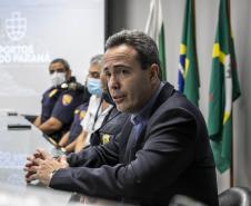 Trabalho de segurança do Porto de Paranaguá pauta aula prática do Curso Superior da PMPR