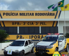 BPRv apreende 53 pneus e diversos produtos contrabandeados no interior do estado