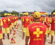 Corpo de Bombeiros forma 55 guarda-vidas civis voluntários no Litoral