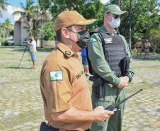 Com apoio de helicóptero e 50 viaturas, PM desencadeia megaoperação no Litoral