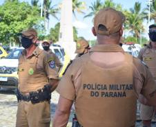 Com apoio de helicóptero e 50 viaturas, PM desencadeia megaoperação no Litoral