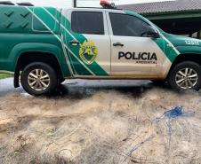 Polícia Ambiental prende seis ao constatar pesca ilegal no Lago Itaipu, no Oeste
