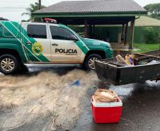 Polícia Ambiental prende seis ao constatar pesca ilegal no Lago Itaipu, no Oeste