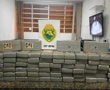 Polícia Militar apreende 112 quilos de cocaína transportados em veículos