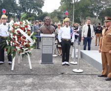 Polícia Militar do Paraná faz cerimônia em homenagem a Tiradentes, em São José dos Pinhais